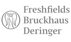 Datasite's virtual data room client Freshfields Bruckhaus Deringer's logo
