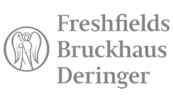 Datasite's virtual data room client Freshfields Bruckhaus Deringer's logo
